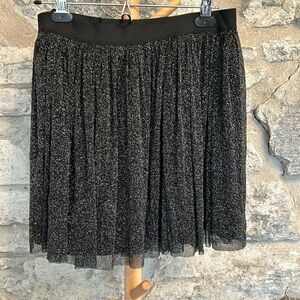Shimmer pull on skirt